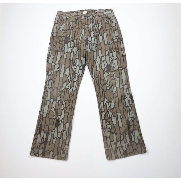 Vintage 80s Trebark Camouflage Mens Large 1980s Hunting...